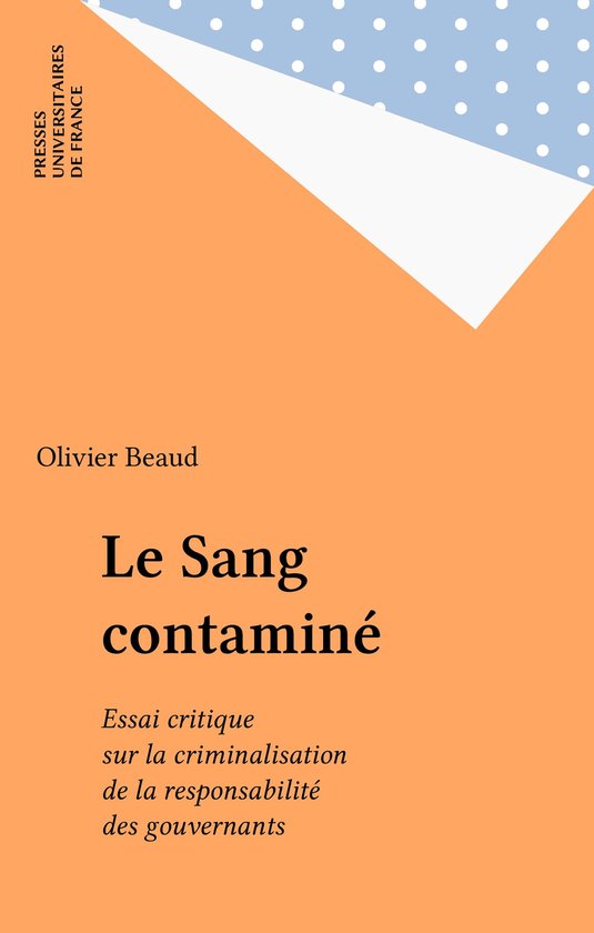Le Sang contaminé - cover