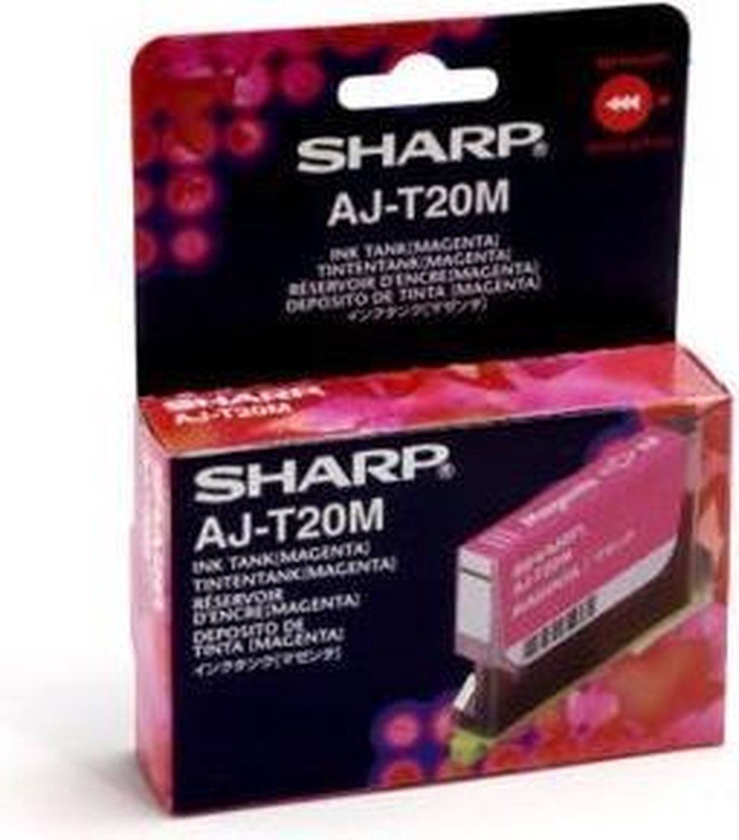 Sharp Inktcartridge AJT20M rood
