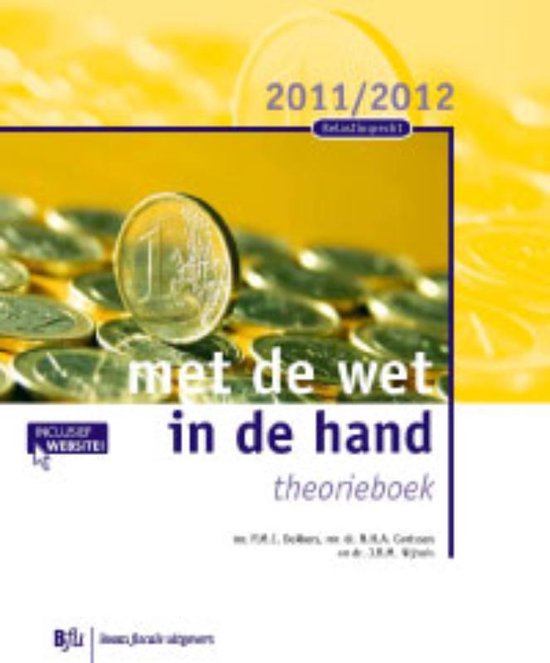 Belastingrecht 2011-2012 Dl Theorieboek - cover