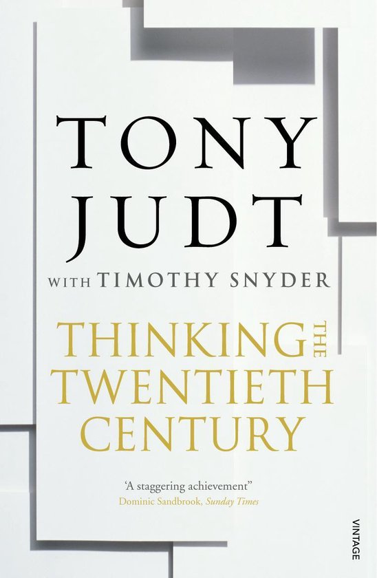 Thinking the Twentieth Century - cover