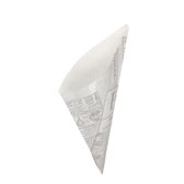 Papieren Frietzak | Krant print | 50 st. | Patatzak | Frietzakken | Puntzakken | Frietzakjes