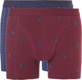 Ten Cate Heren Fine 2Pack Short Bordeaux/Marine-L (6)