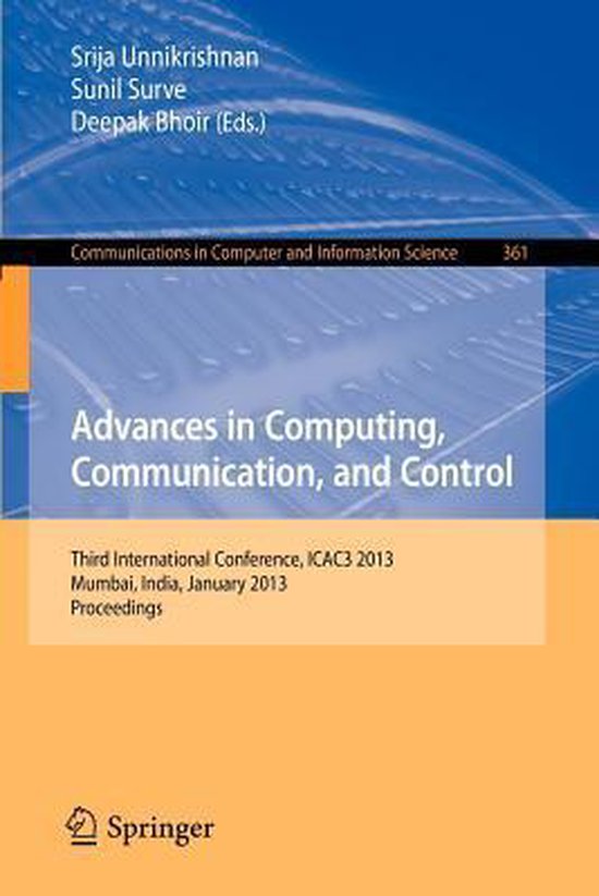 Advances in Computing, Communication, and Control - cover