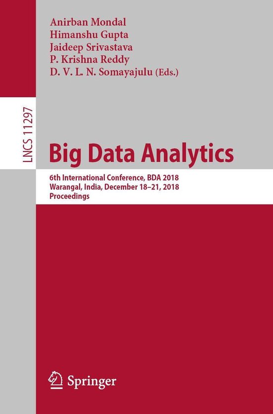 Springer Nature Proceedings Computer Science - Big Data Anal ... - cover