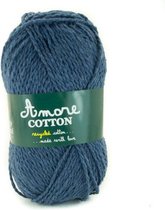 Borgo de Pazzi Amore Cotton 66 jeans blauw. PAK MET 10 BOLLEN a 100 GRAM. PARTIJ 171076.