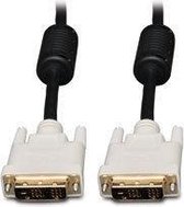 Tripp Lite P561-075 DVI kabel 22,5 m DVI-D Zwart, Wit