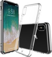 Transparant Siliconen Hoesje geschikt voor Apple iPhone Xs / X - Case van iCall