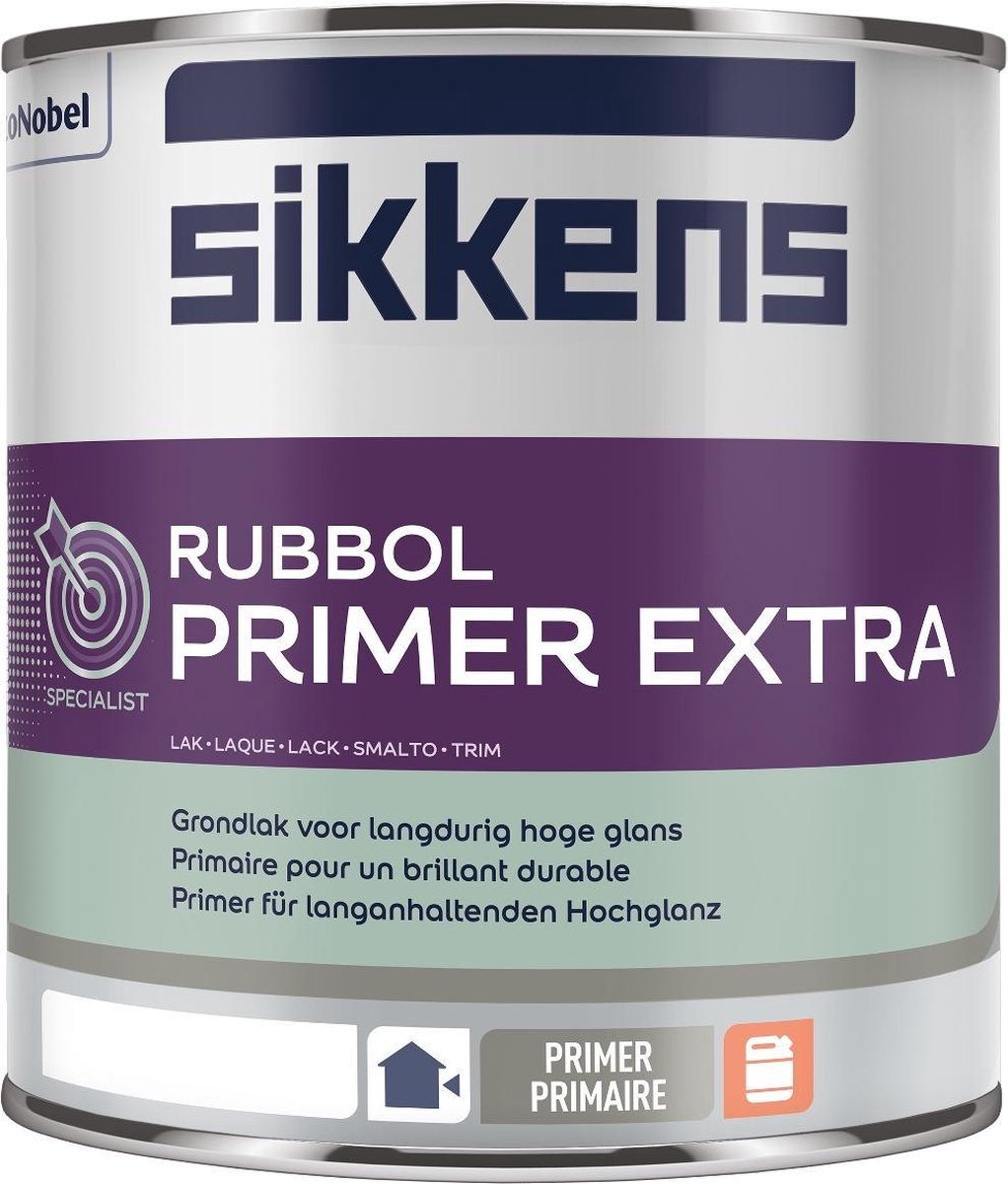 Sikkens Rubbol Primer Extra Wit - 2.5 Liter
