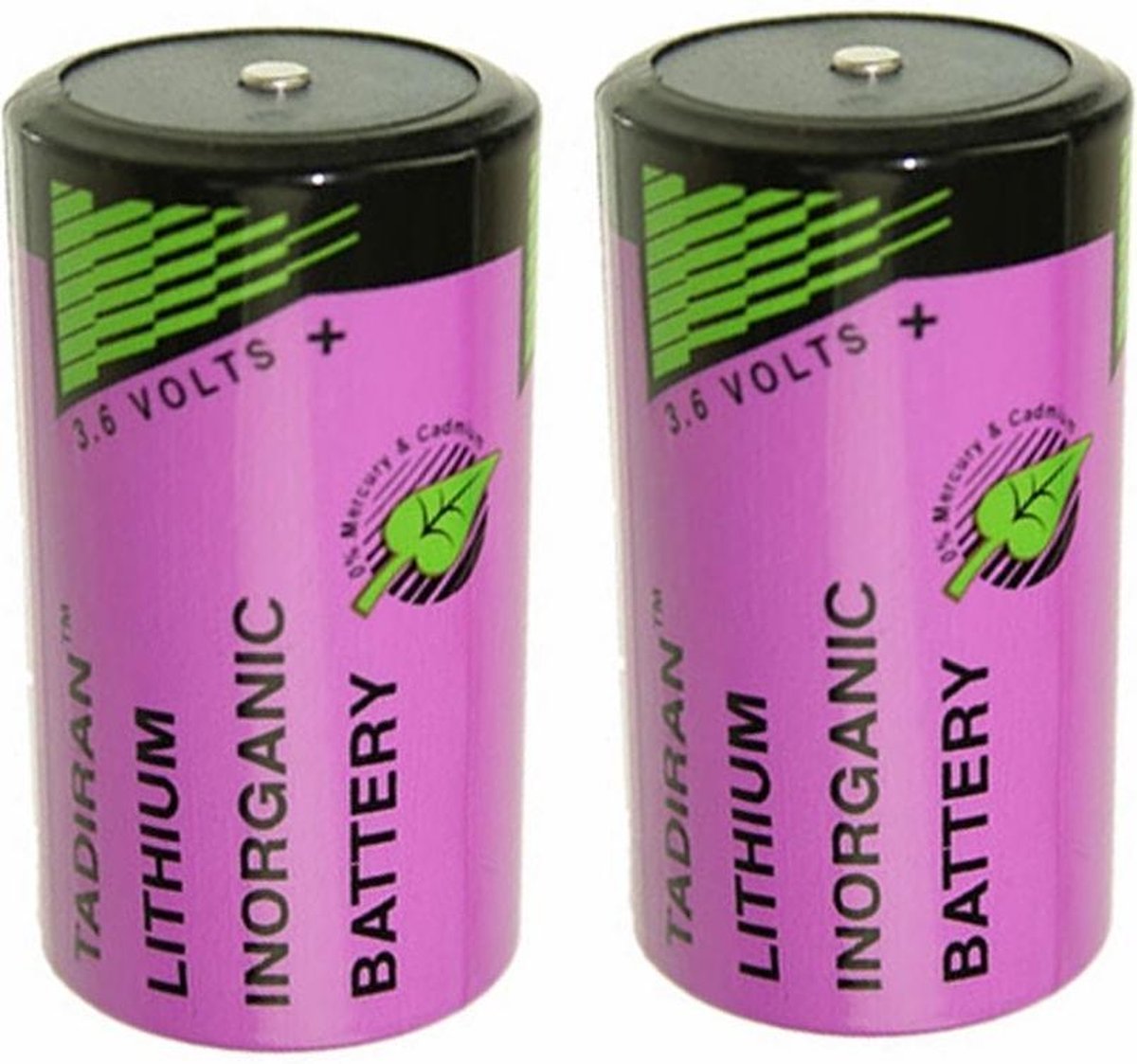 2 Stuks - Tadiran SL-780 / SL-2780 / D Lithium batterij 3.6V