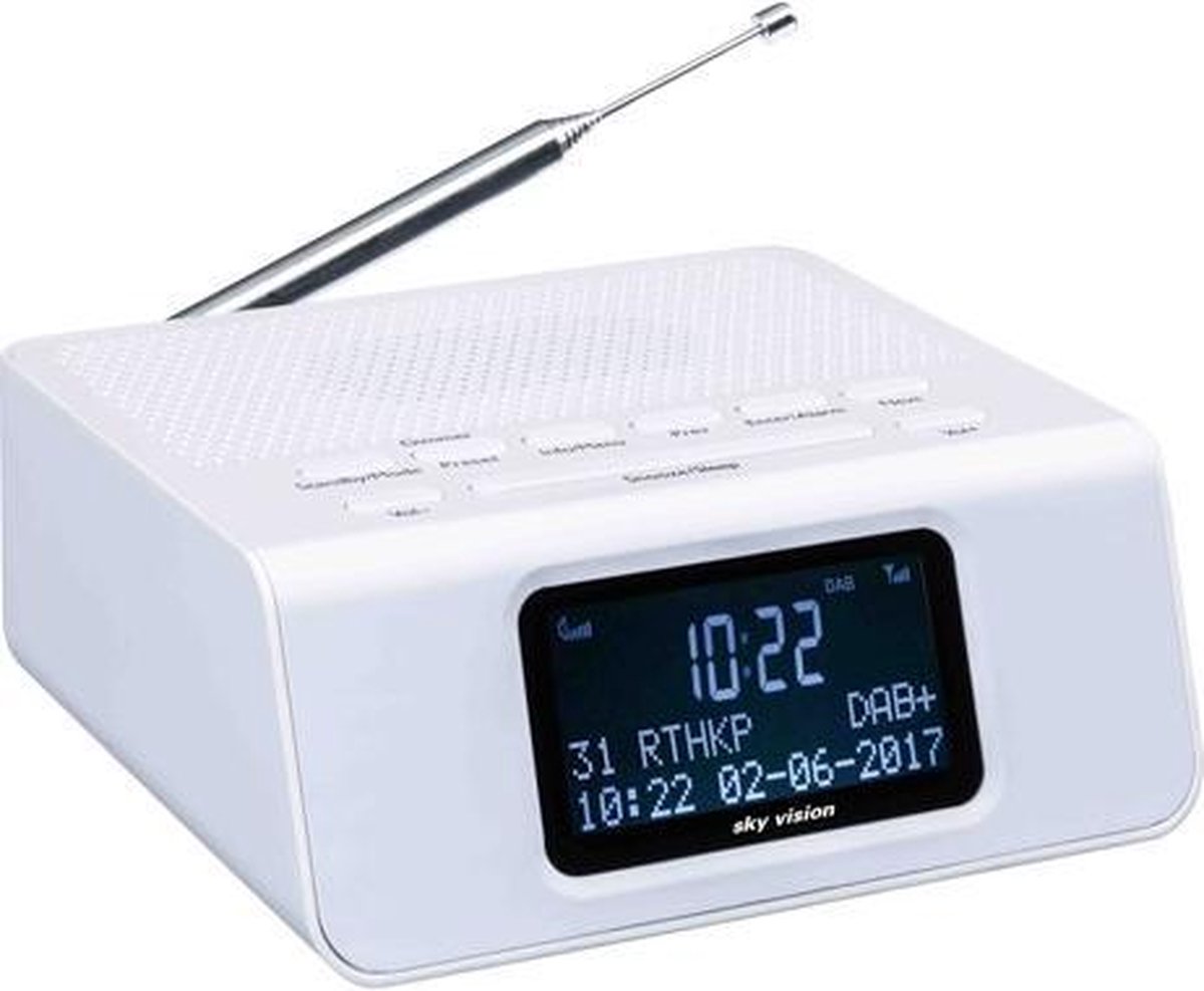 Sky Vision DAB 21W DAB/DAB+ Digitale Wekker Radio