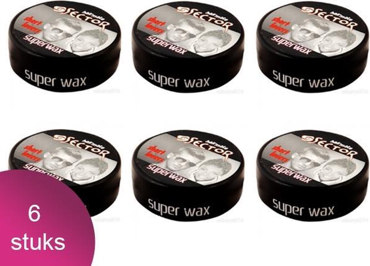Sector Super Wax Hairmate Voor Korte Haren 6 Verpakking
