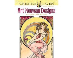 Omslag van Creative Haven Art Nouveau Designs Color