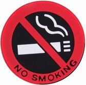 3 stuks No Smoking foam stickers