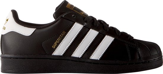 Adidas Jongens Sneakers Superstar Kids - Zwart - Maat 38⅔ | bol.com