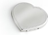 Compact mirror Heart
