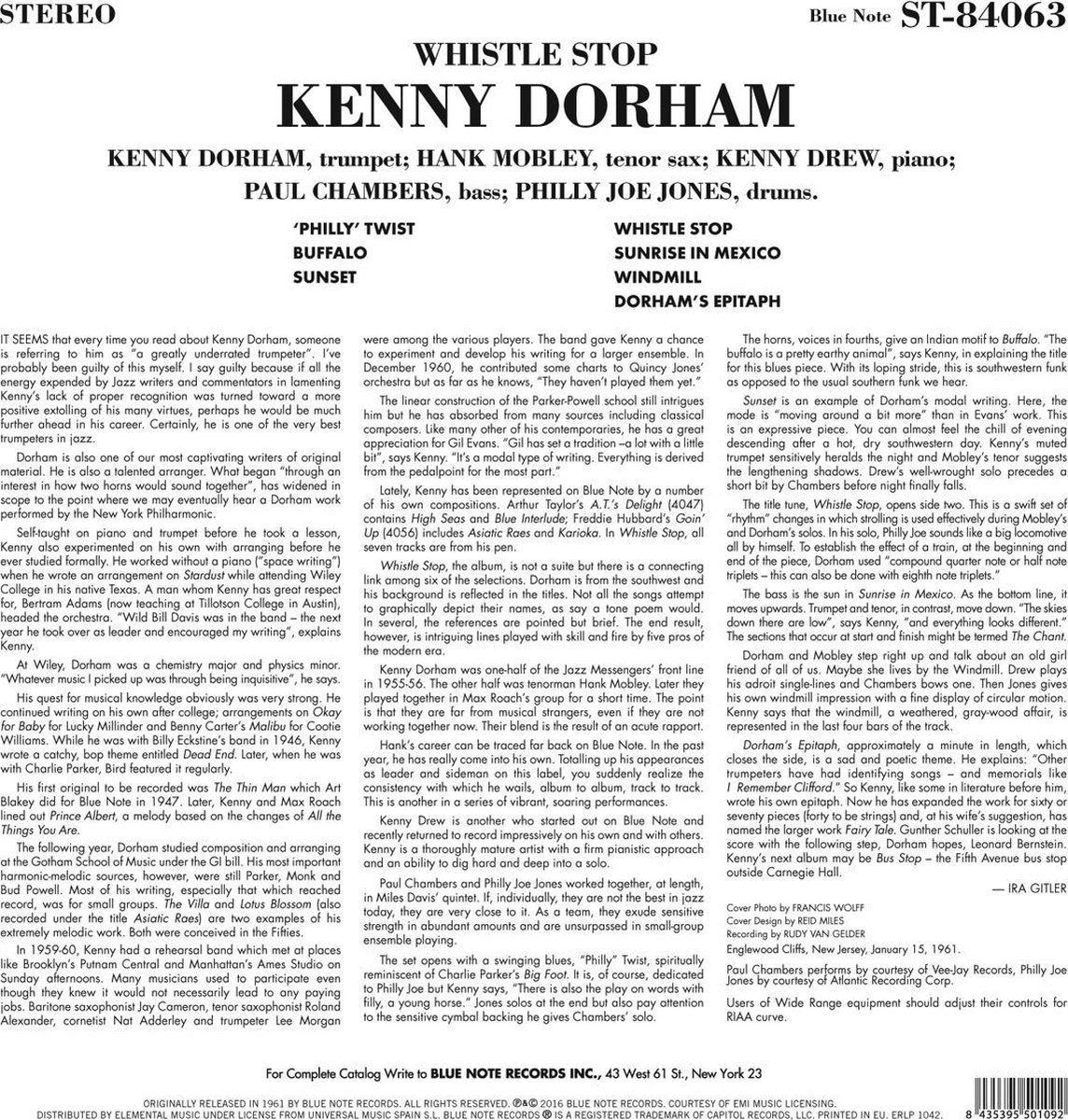 Whistle Stop, Kenny Dorham LP (album) Muziek