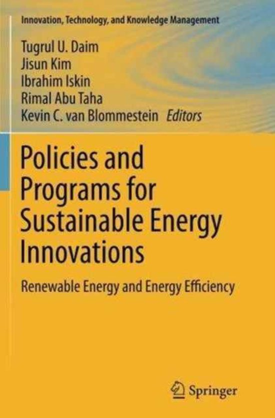 Policies and Programs for Sustainable Energy Innovations - cover