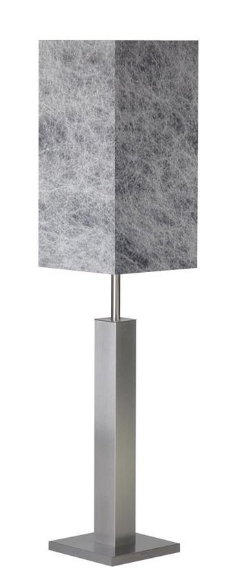 Bony Design vloerlamp met vierkante kap glasvezel grijs (6214-03) | bol.com