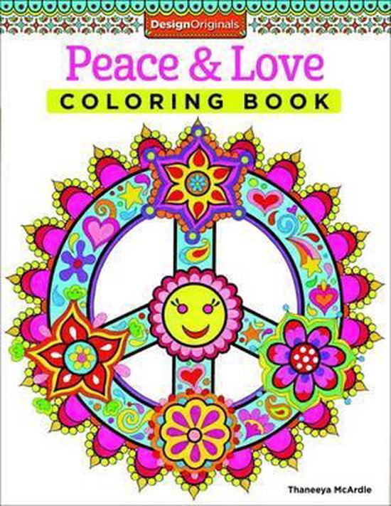 Peace & Love Coloring Book, Thaneeya Mcardle 9781574219630 Boeken