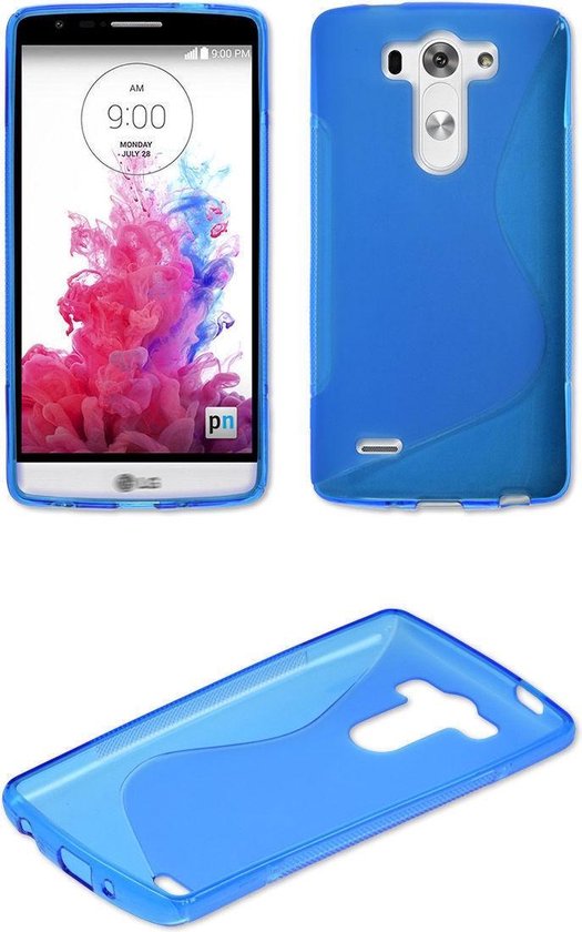 Comutter silicone hoesje LG G3 s D722 blauw | bol.com