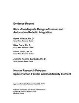 Evidence Report, Risk of Inadequate Design of Human and Automation/Robotic Integration