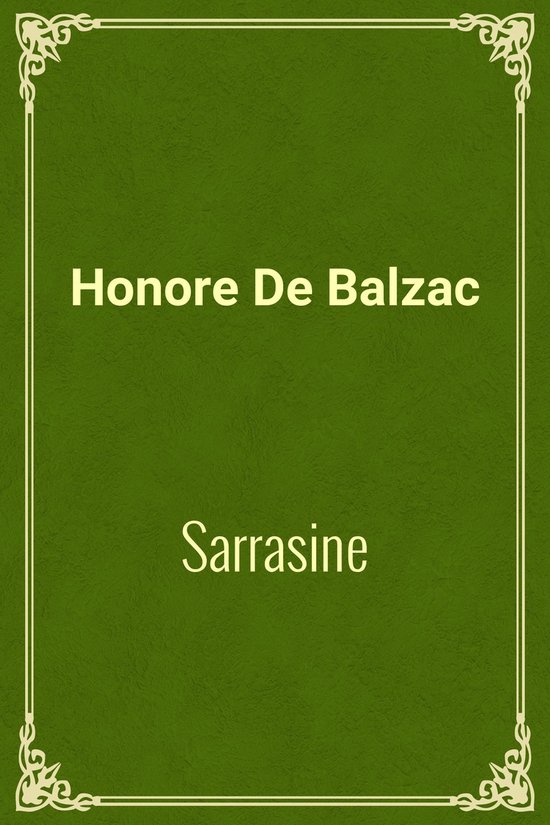 Sarrasine (ebook), Honoré de Balzac 1230000814164 Boeken