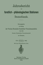 Jahresbericht Der Forstlich-Phanologischen Stationen Deutschlands