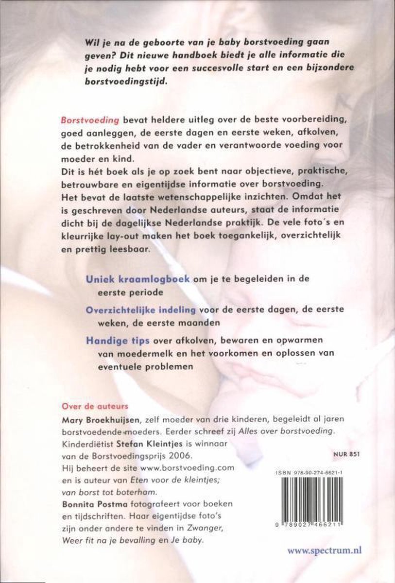 Borstvoeding - back cover