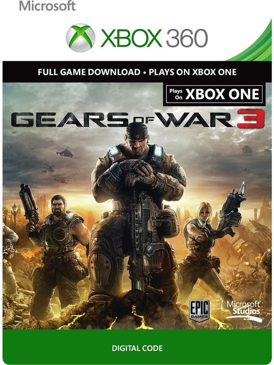 Microsoft Gears of War 3 - XBOX 360 Download Code Standard | Jeux | bol.com