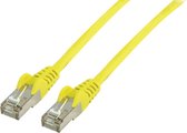 FTP CAT 5e netwerk kabel 2,00 m geel