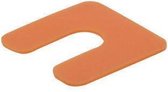 GB Plaques de réglage de coin avec fente GB-34742 2 mm (240x) orange