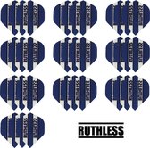Darts Set - 10 Sets (30 stuks) - Ruthless - sterke flights - Blauw - darts flights