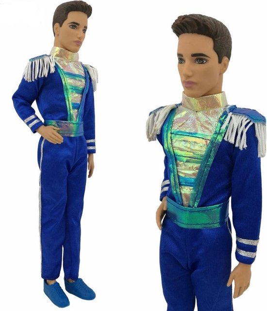 Sprookjesprins kleding en schoenen voor Barbie Ken Prins pak voor mannelijke modepop... |