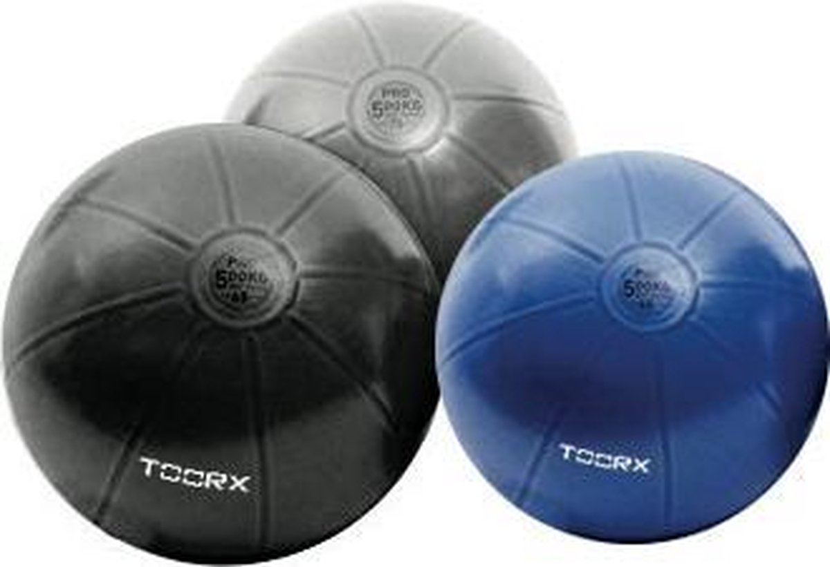 Toorx Gymbal PRO - 500 kg - 75 cm - Donkergrijs - Fitness Ball - Stability Ball
