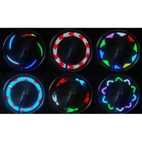 Ikzi Light Spoke Light 14 RGB LED - fietsverlichting - 30 patronen - voor fietswiel — afbeelding 3