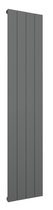 Design radiator verticaal aluminium mat antraciet 180x47cm 1580 watt - Rosano