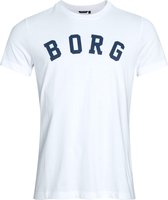 Bjorn Borg Berny heren sportshirt - wit - maat S