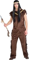 dressforfun - herenkostuum indiaan Cherokee S - verkleedkleding kostuum halloween verkleden feestkleding carnavalskleding carnaval feestkledij partykleding - 300651