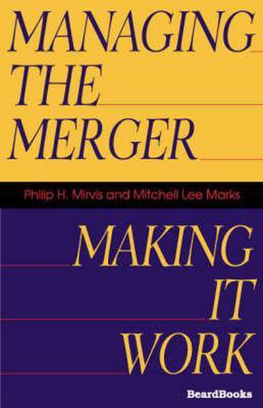 Managing the Merger - cover