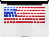 Xssive Toetsenbord cover voor MacBook 12 inch Retina - siliconen - Amerikaanse Vlag - Internationale indeling