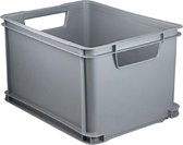 Curver Unibox Opbergbox - Small - Zilver Classic - Set van 3