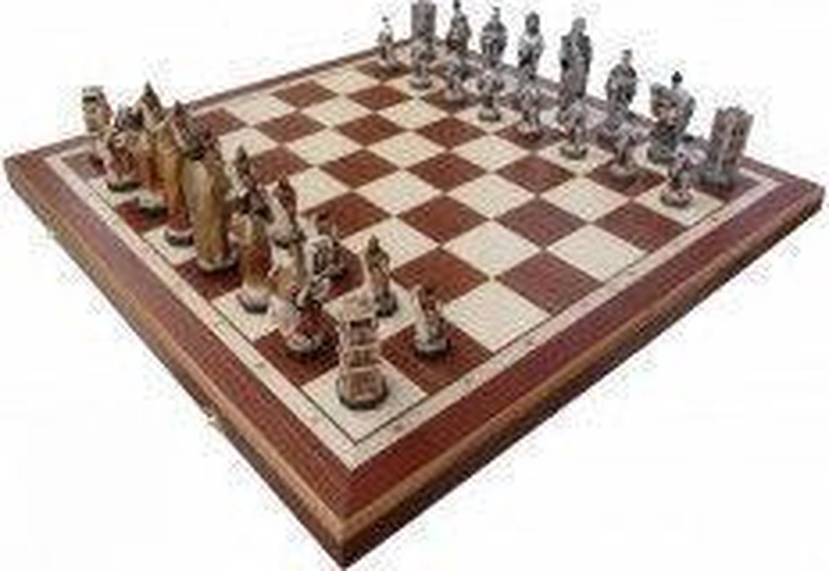 Handgeschilderd schaakspel | Games | bol.com