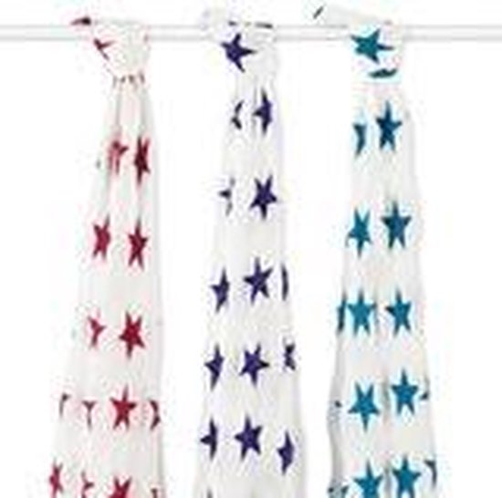 Aden + Anais Bamboo Swaddle 3pack Celebration