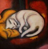 witte kat      franz marc