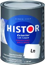 Histor Exterior Lak Hoogglans - Lakverf - Dekkend - Buiten - Terpentine basis - Hoogglans