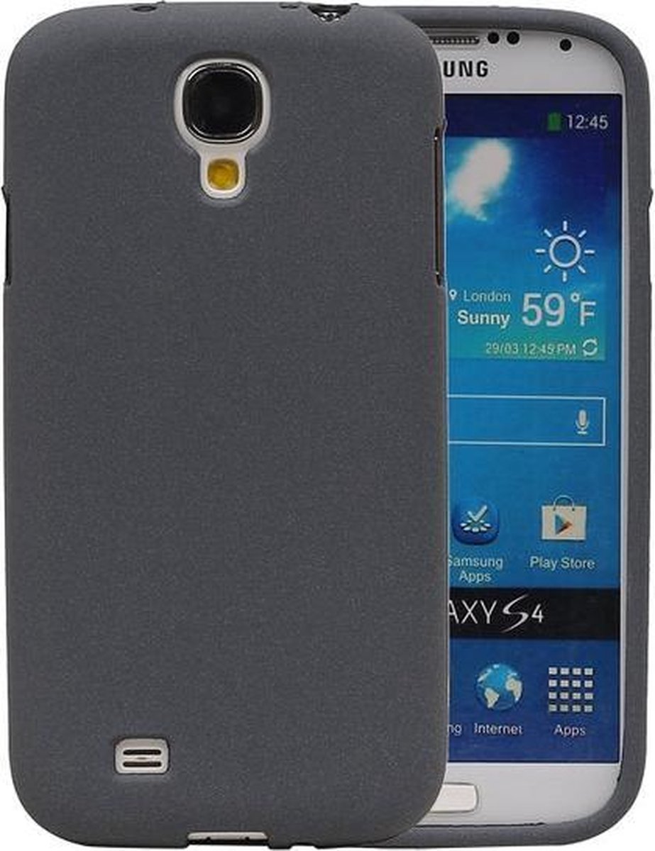 Grijs Zand TPU back case cover hoesje voor Samsung Galaxy S4 I9500