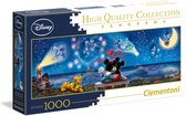 Clementoni - Panorama High Quality Collection puzzel - Mickey&Minnie - 1000 stukjes - Disney
