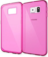 Samsung Galaxy S7 Silicone Case dark hoesje Roze