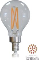 Kleine, ronde retro filament LED-bulb Edison lamp kleine fitting E14