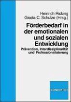 Förderbedarf in der emotionalen und sozialen Entwicklung